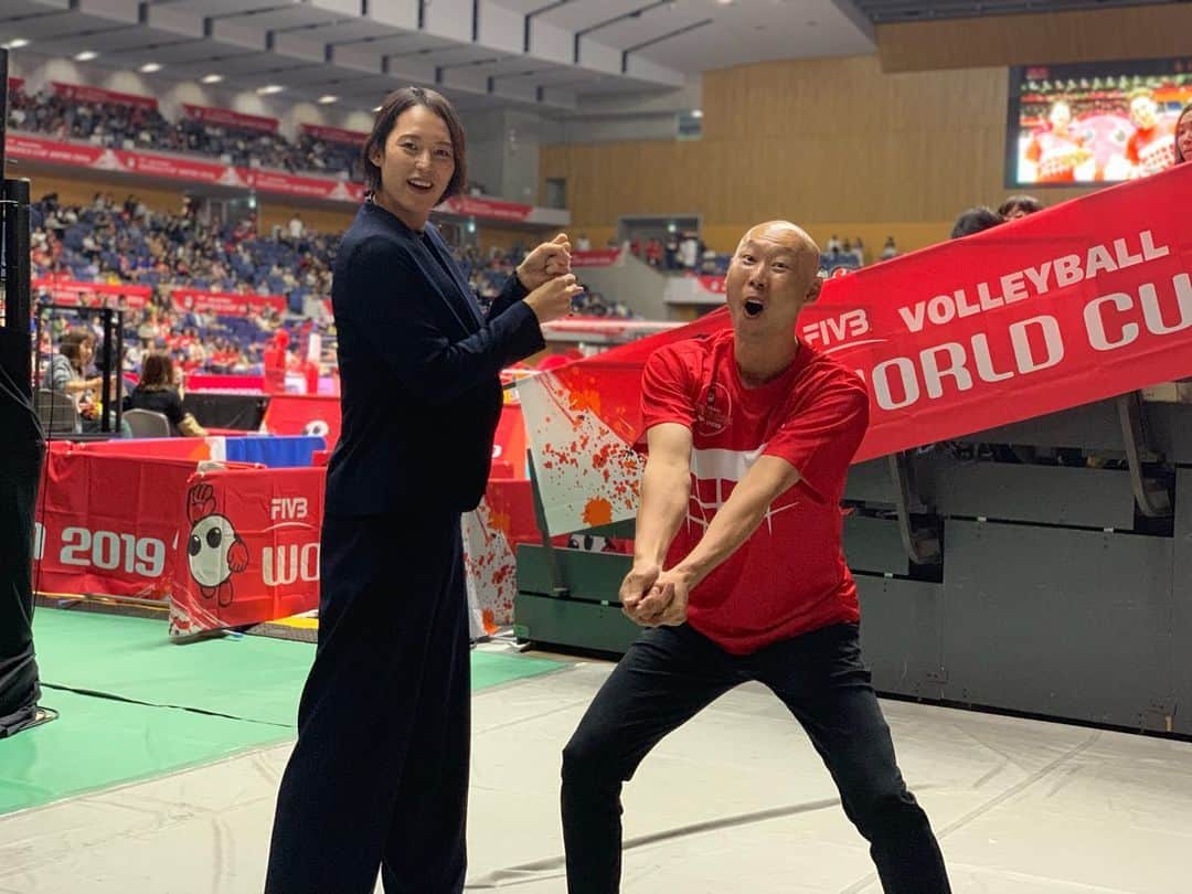 のインスタグラム：「. . このあと19:00〜 🇯🇵日本×アメリカ🇺🇸 . 森本稀哲さんと ジャニーズWESTのみなさんと 副音声を担当します‼︎ . . ぜひ聴いてくださいね😊‼︎‼︎ . . . はじめての副音声たのしみ♪ . . #森本稀哲 さん #ジャニーズwest  #ワールドカップバレー2019 #ワールドカップバレー #ワールドカップ #フジテレビ #バレーボール #バレー #バボちゃん #世界一決定戦 #オリンピックの前哨戦 #tokyo2020」