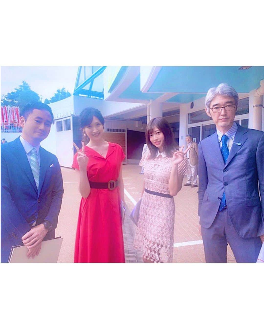 大貫彩香さんのインスタグラム写真 - (大貫彩香Instagram)「産経賞オールカマー 予想検討会🏇✨ . . . 出演者の皆さんと🦋 司会の清水久嗣 さん 柴田章利 さん横山ルリカ さん と、大貫彩香でした！ ありがとう御座いました😊🌸 . . #サンスポGOGOクイーン  #産経賞オールカマー  #中山競馬場」9月22日 19時09分 - sayaka_oonuki