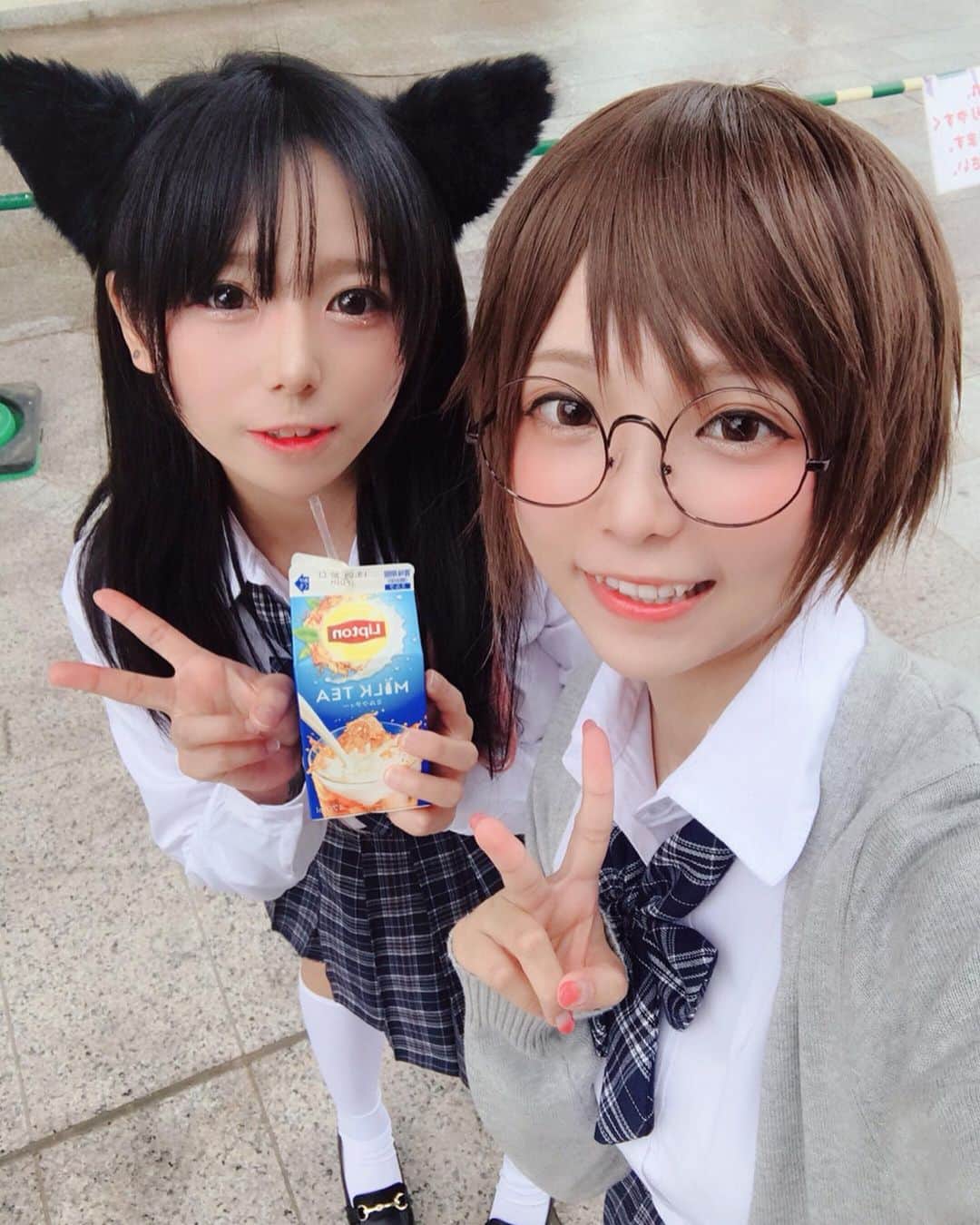 小桃さんのインスタグラム写真 - (小桃Instagram)「楽しい学园生活！🥰❤️①  #nextcosplayer2019 #nextcosplayerinasia2019project  #nextcosplayer #福岡 #fukuoka #uniform #JK #制服 #女の子 #自撮り #selfie」9月22日 19時26分 - siutao1126