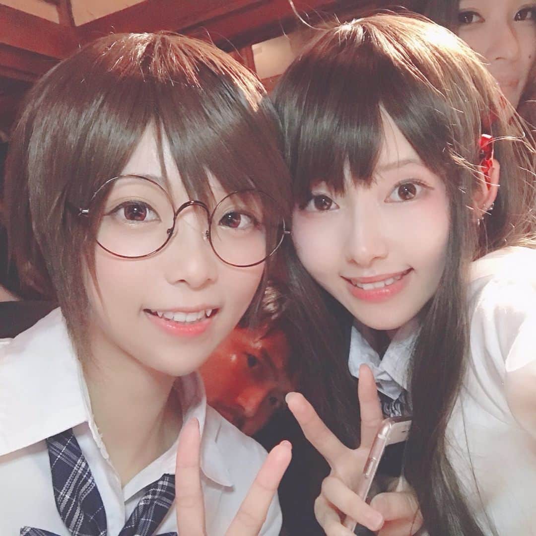 小桃のインスタグラム：「楽しい学园生活！🥰❤️②  #nextcosplayer2019 #nextcosplayerinasia2019project  #nextcosplayer #福岡 #fukuoka #uniform #JK #制服 #女の子 #自撮り #selfie」