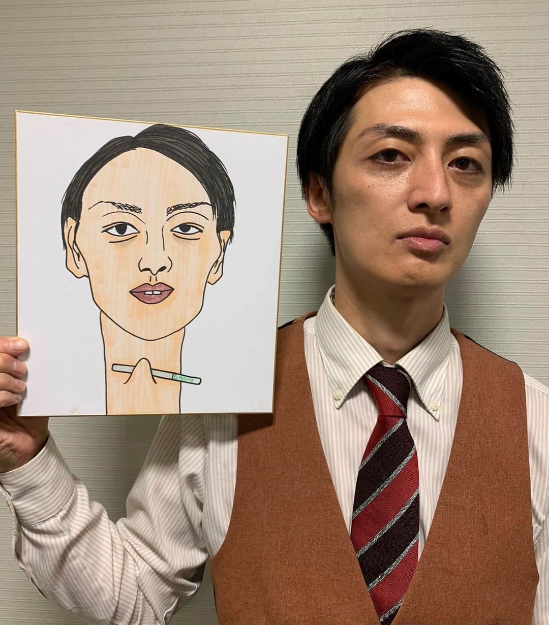 kento fukayaさんのインスタグラム写真 - (kento fukayaInstagram)「【さえない似顔絵56】 ツートライブ たかのりさん  #さえない似顔絵 #似顔絵 #イラスト #お笑い #芸人 #よしもと漫才劇場 #ツートライブ たかのりさん #布施1のホスト #淀のDJ #お酒が女子大生より弱い #そして顔がスモークピンクになる #優しいし芯が太いから大好き #kentofukaya」9月22日 19時56分 - kento1989