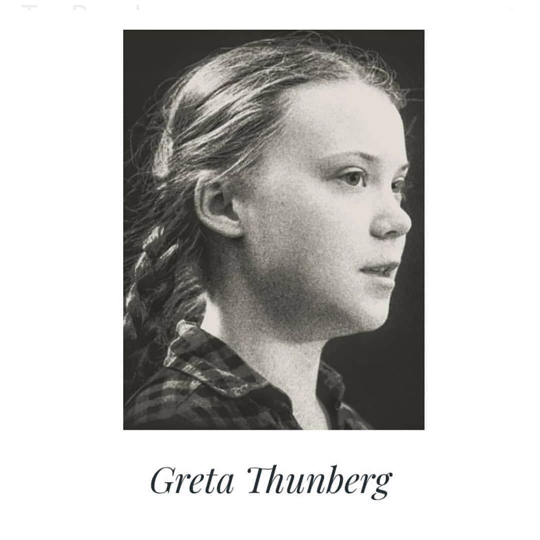 ケリー・ラザフォードさんのインスタグラム写真 - (ケリー・ラザフォードInstagram)「@gretathunberg via @alexilubomirski 🕊」9月22日 20時10分 - kellyrutherford