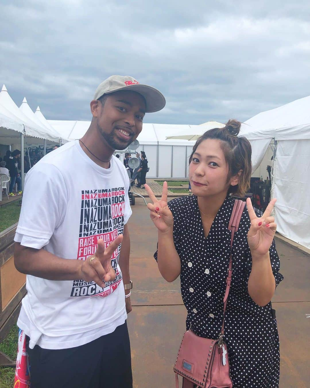 近藤夏子さんのインスタグラム写真 - (近藤夏子Instagram)「イナズマロックフェスロケ隊👍笑 イナズマロックフェス行って一番最初に話した方。笑 今回はロケで来られてましたよっ❤️ ネスミスさーーーーーん💂‍♂️ #イナズマロックフェス2019 #イナズマロックフェス #irf #ロケ」9月22日 20時35分 - kondonatsuko