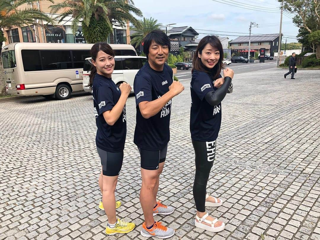 福田麻衣さんのインスタグラム写真 - (福田麻衣Instagram)「#九十九里トライアスロン #99T  スイム1.5km完泳しました！バイクの小島嵩弘さん、ランの須貝茉彩さんに繋げました！ チームCHINTAI無事にゴールできました！地元の皆さん、応援に来てくださった皆さん、ありがとうごさいました！ トレーニングから本番も支えてくださった大会運営のアスロニアさんに感謝します！  共にスイム練習していたシンガーソングライター水越ユカさんもご一緒で心強かった！ ステージMCを務めた相楽咲花ちゃんもおつかれさまでした！」9月22日 20時49分 - mai2my2