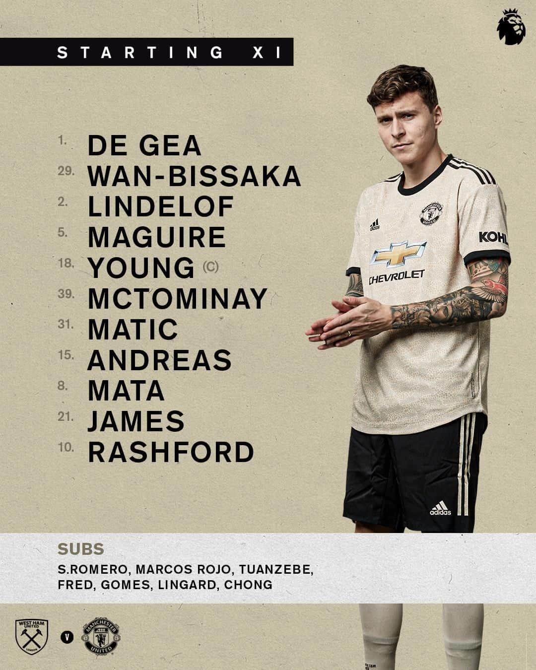 マンチェスター・ユナイテッドさんのインスタグラム写真 - (マンチェスター・ユナイテッドInstagram)「Here it is, your #MUFC starting XI...」9月22日 21時02分 - manchesterunited