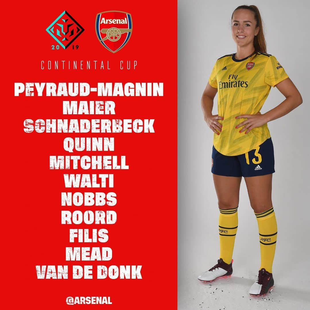 Arsenal Ladiesさんのインスタグラム写真 - (Arsenal LadiesInstagram)「👆🏼Your team for our #ContiCup clash against @londoncitylionesses . 👀 Look who’s back... . . Substitutes: Zinsberger, Beattie, Williamson, Little, Miedema, McCabe, Grant」9月22日 21時15分 - arsenalwfc