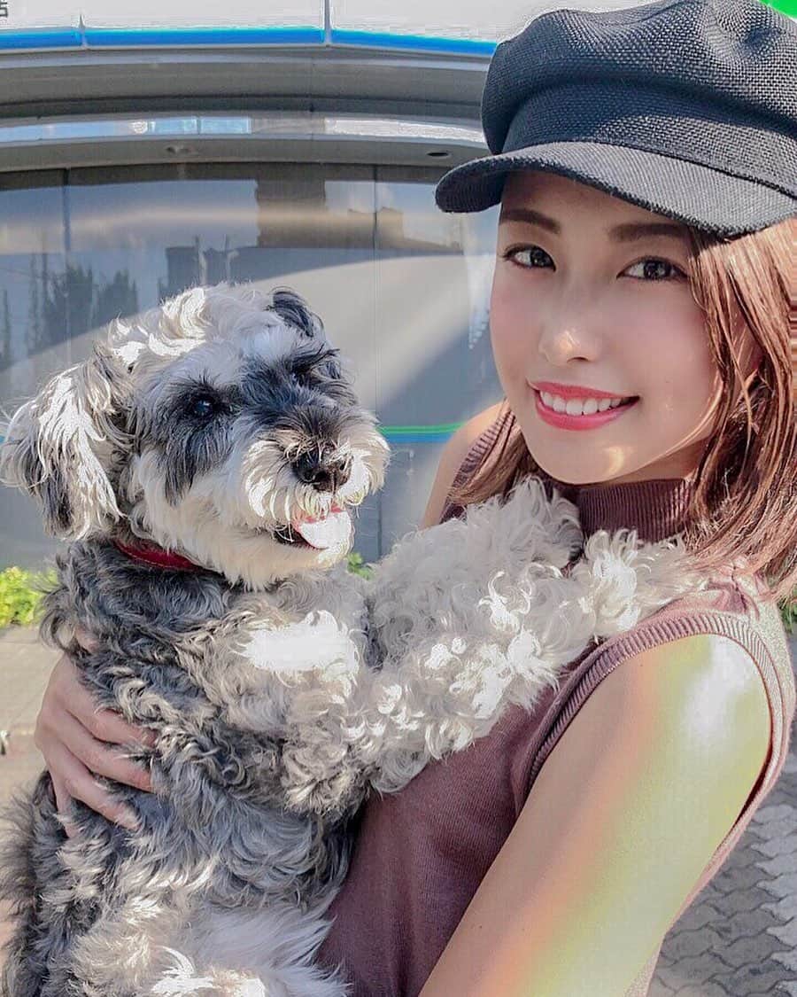 澤井玲未のインスタグラム：「今日、22日で22歳になりました😆💓 この一年、色んなことに挑戦してきたから22歳も引き続き頑張る🔥 . #japanesemodel#tokyo#mybd#age22#ミニチュアシュナウザー」