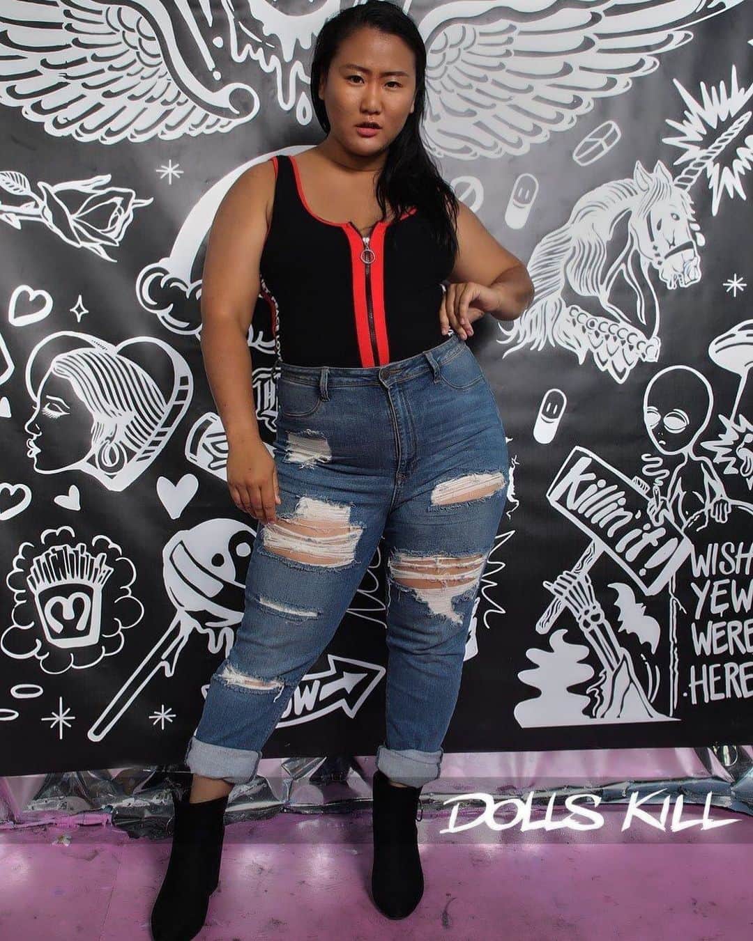 藤井美穂のインスタグラム：「I’m killing it! Yay! @dollskill」