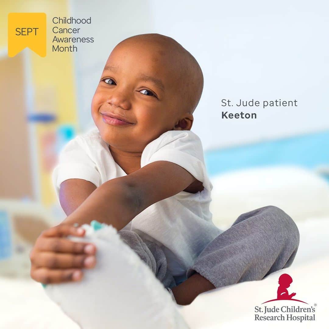 イアン・ボーエンのインスタグラム：「September is Childhood Cancer Awareness Month. I'm partnering with @stjude which is leading the way the world understands, treats and defeats childhood cancer. Families never receive a bill from St. Jude for treatment, travel, housing or food—because all a family should worry about is helping their child live. You can make a difference today by donating to our St. Jude in September Fundraiser.」