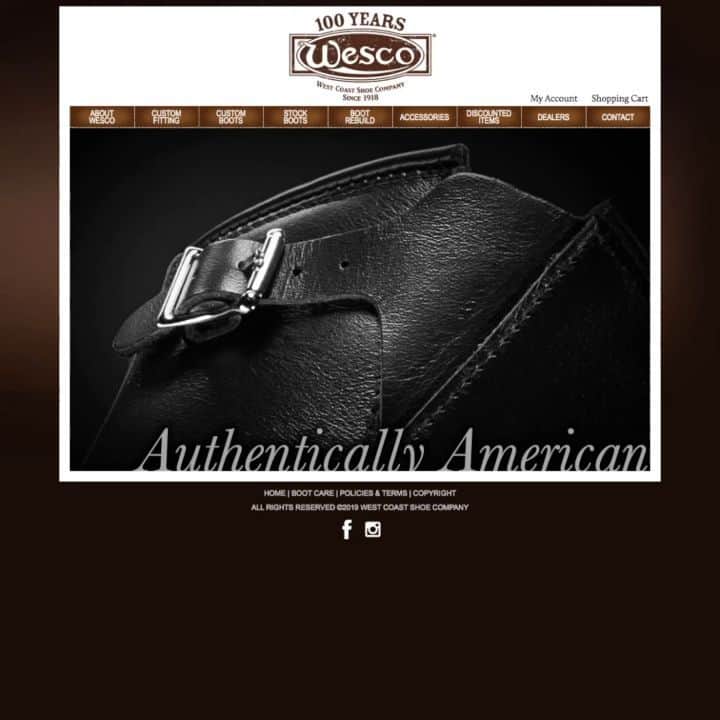 のインスタグラム：「WESCO JAPANの新しいホームページが完成しました！！ https://japan.wescoboots.com . このサイトでは、なんとプレビュー画面を確認しながらカスタムブーツのシミュレーションを行ったり、そのままサイト上でオーダーをすることが可能です。レザーカラーはもちろん、ハイトの高さやソール、ステッチ、バックルやアイレットなど、ウエスコが取り扱う膨大な数のカスタムを網羅しており、選択したアイテムに従ってプレビュー画面も変化していきます。 . まずはアクセスのうえ、様々な組み合わせを試してみてください！スマートフォンからも操作が可能です。 . https://japan.wescoboots.com . #wesco #since1918 #madeinUSA #oregon #scappoose #wescojapan #wescoebisu #wescosetagaya #wescokanazawa」