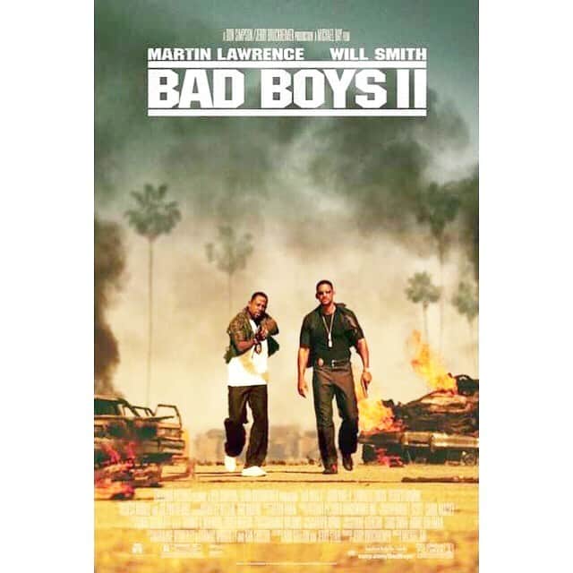 のインスタグラム：「#BadBoysII #🚓 #🚌 #🚤 #🚁 #🔫 #💊」