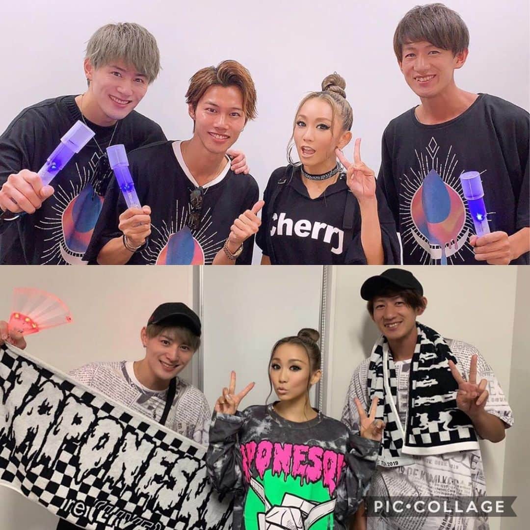 のインスタグラム：「. . 9/16も9/21も、会えた（笑） 川崎まで！2日間も！見に来てくれていて 家族としては、ただただ嬉しい… . ↓ . #repost by @keiichi_solidemo . . 「KODA KUMI LIVE TOUR 2019 re(LIVE)」JAPONESQUE公演 観に行かせて頂きました！ . 歌も、パフォーマンスも、かっこよすぎて、圧巻。感動して涙も止まりませんでした。 . アーティストとして、とても大切なことを教えてくれました。素敵なライブをありがとうございます。 . なにより、後輩の僕らSOLIDEMOのことを気にかけてくださって、本当に嬉しかったです。 . いつもありがとうございます！ . #repost by @keiichi_solidemo . . 「KODA KUMI LIVE TOUR 2019 re(LIVE)」. Black Cherry公演 今回で2回も観させていただきました！ . JAPONESQUE公演と世界観がガラっと変わって、カッコイイ、カワイイ、エロい、全てが詰まってて、感動でした。 . MCで話されてた内容にもが、凄く胸に突き刺ささって。大先輩の言葉をステージでも楽屋でも聴けて、幸せものです。 . 背中を僕らも追っていかないと！ 連日、2回公演、本当にお疲れ様さまです！ 魂こもったライブ、圧巻でした。 . 本当にありがとうございました！ . #倖田來未 #kodakumi #kumikoda」