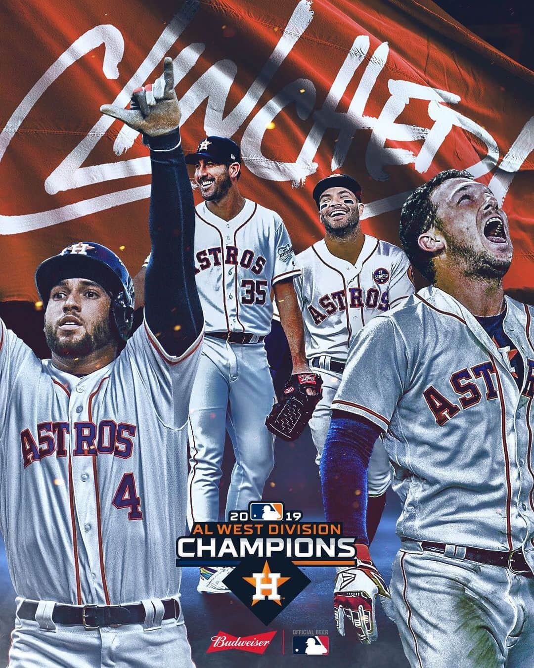MLBさんのインスタグラム写真 - (MLBInstagram)「For the third straight year, the AL West belongs to the Astros. #CLINCHED」9月23日 6時43分 - mlb