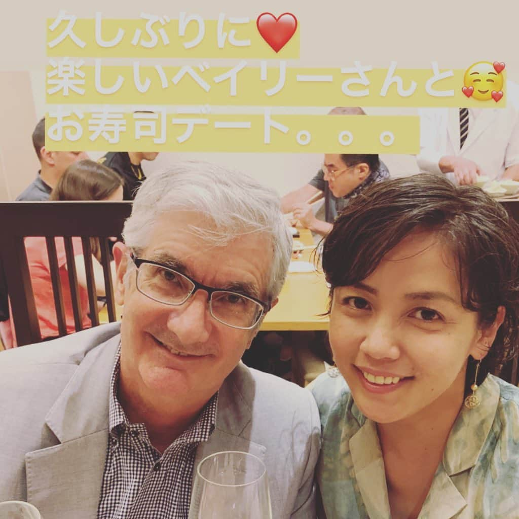 元ちとせさんのインスタグラム写真 - (元ちとせInstagram)「楽しい時間❤️ 笑いすぎました。 ＃お寿司デート」9月23日 6時51分 - hajimechitose.official