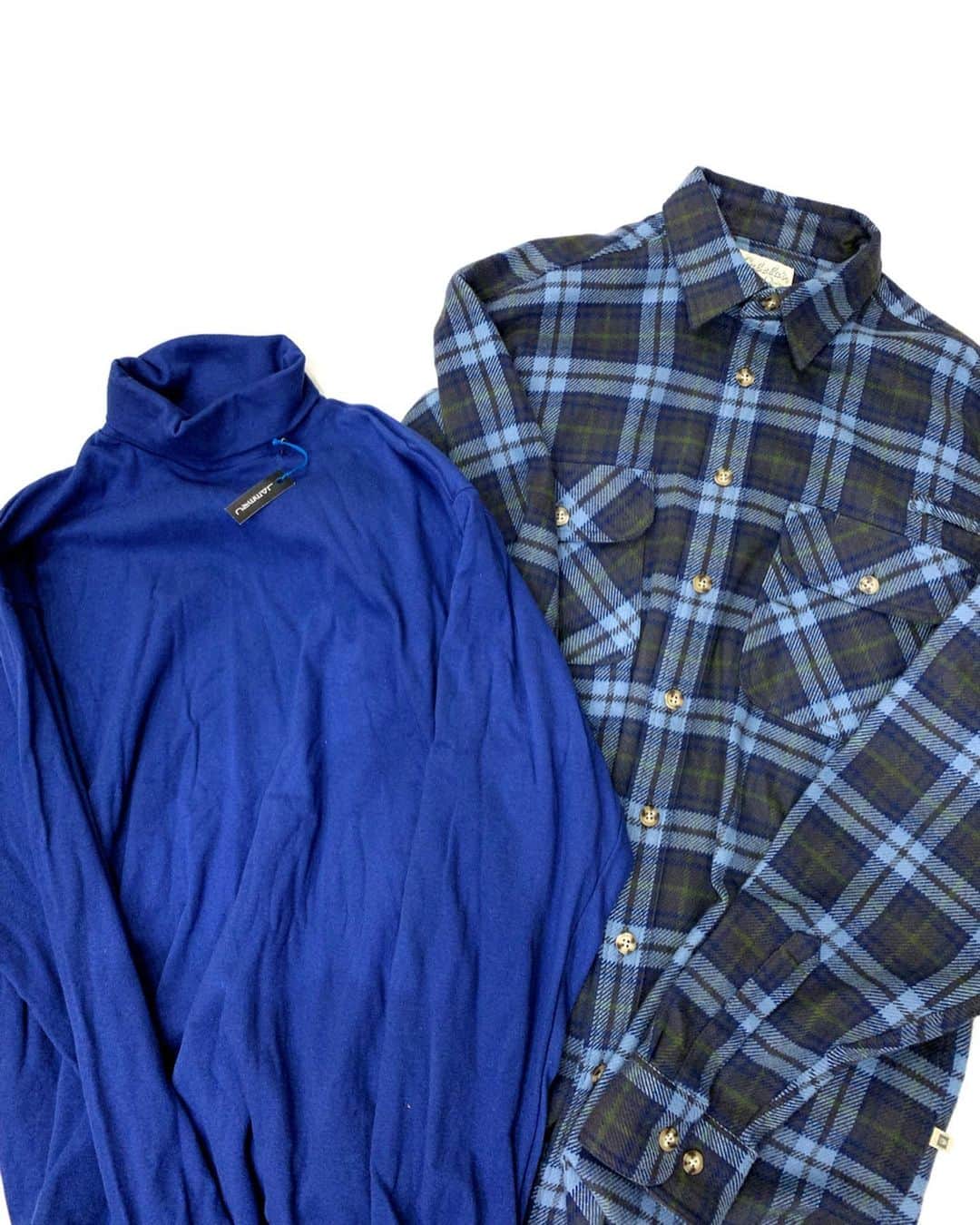 ジャムルさんのインスタグラム写真 - (ジャムルInstagram)「OVER SIZE heavy nel shirt ¥5500+tax 肩幅 54cm 身幅 66cm 着丈 89cm 袖丈 67cm . turtle neck カットソー ¥3500+tax 肩幅 51cm 身幅 63cm 着丈 76cm 袖丈 64cm . 通販も可能です。 お問い合わせはお電話で承ります。 . #お問い合わせはお電話で承ります #jammru #osaka  #fashion  #streetstyle  #streetfashion  #vtg  #vintage  #used  #usedclothing  #古着 #古着屋 #ファッション #70s #80s #90s」9月23日 18時18分 - jammru