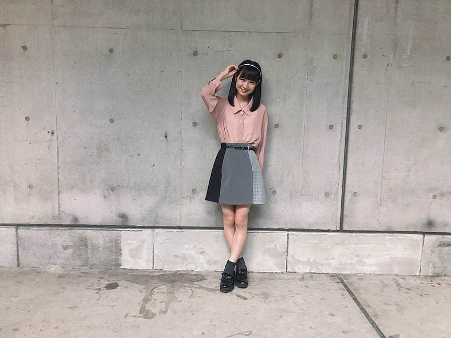 今村麻莉愛さんのインスタグラム写真 - (今村麻莉愛Instagram)「. 今日の私服💓 ･ カチューシャは (@yueruito_1024 ) が貸してくれました🤗 ･ (@majesticlegon_official ) ･ ･ #カチューシャ #デートトパーズ  #HKT48  #今村麻莉愛」9月23日 18時37分 - maria_0914_