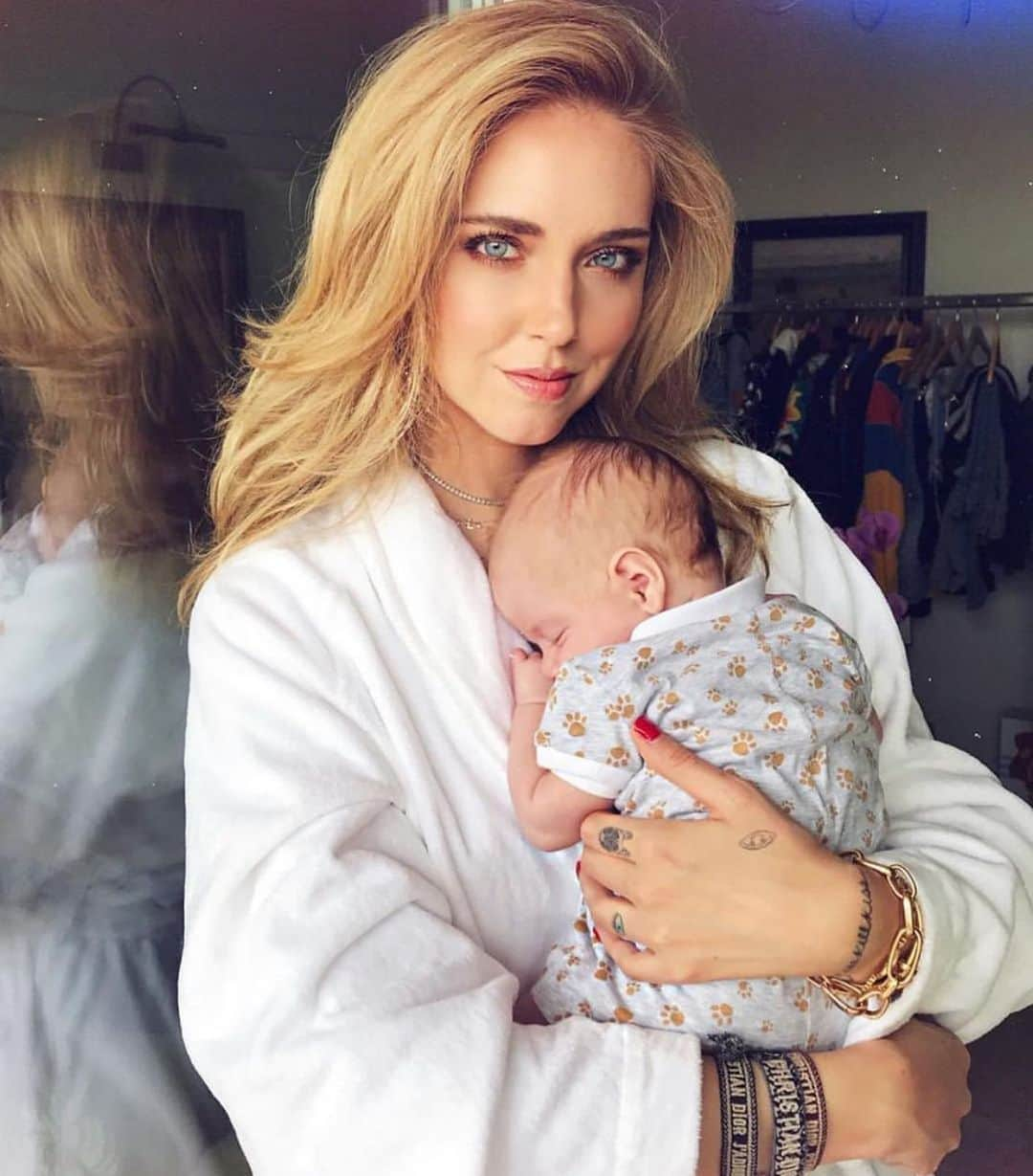 キアラ・フェラーニさんのインスタグラム写真 - (キアラ・フェラーニInstagram)「Do you remember when Leo was this small? 😍」9月23日 18時50分 - chiaraferragni