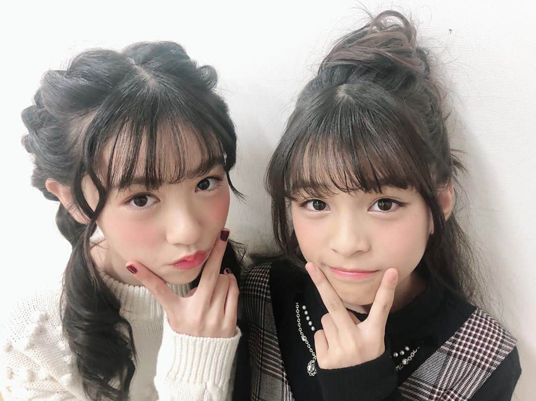 のインスタグラム：「♥️💭 今日は阪急うめだ本店で行われる 「ニコ☆プチ」×「シュガプリ」イベントに ミサキとコハナが出演します~~☺︎✨ . . ドキドキの2人💘💘 #有坂心花  #入江美沙希  #コハナは初イベント🥳 #ミサキは1年ぶりのシュガプリ🎀 #ミサキちゃんサイン頑張って♡ #シュガプリ  #シュガープリンセスルーム」