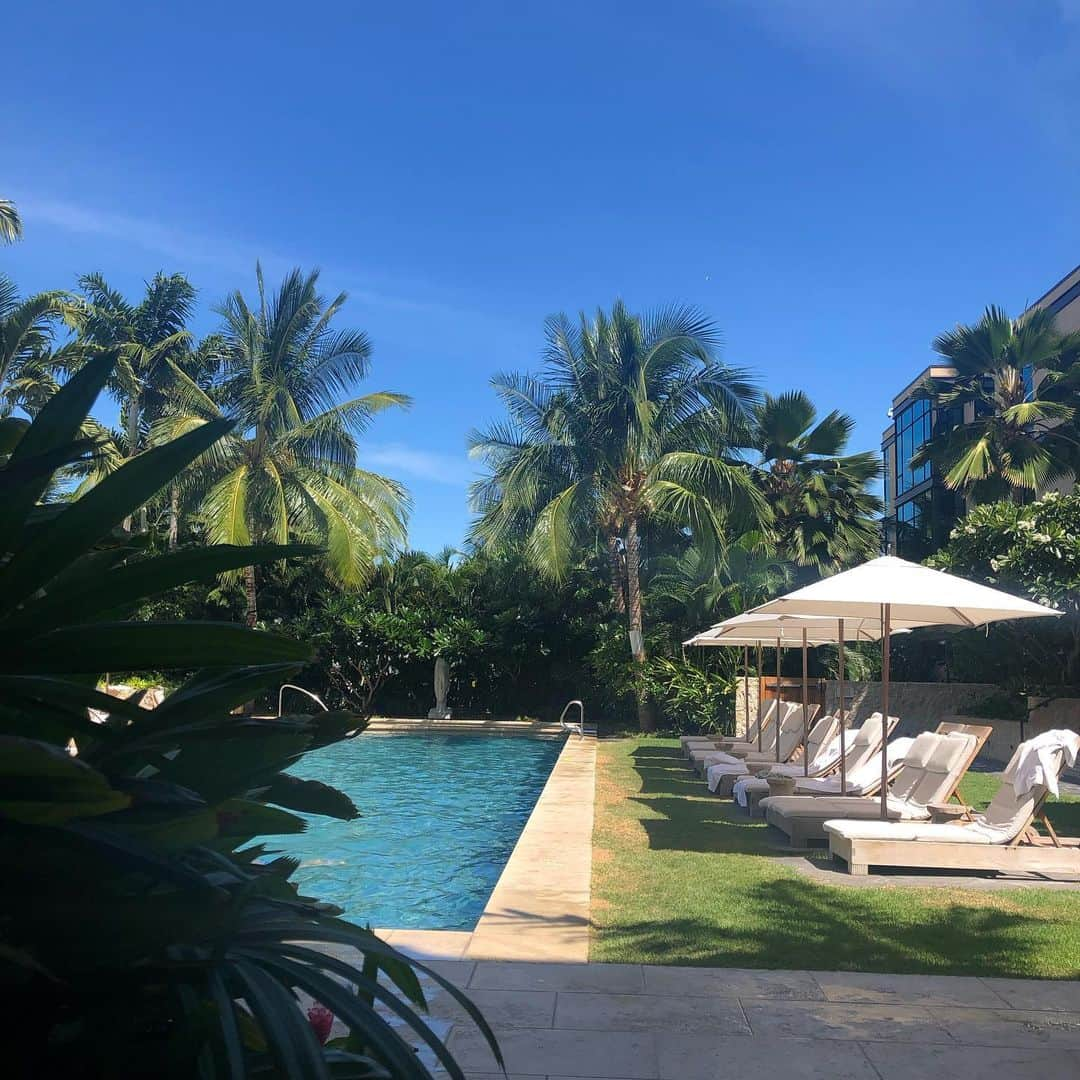 千秋さんのインスタグラム写真 - (千秋Instagram)「本当に毎日プール🏊🏻‍♀️🏊🏻‍♂️👙🌴 泳がない日がない  #hawaii #千秋旅日記」9月23日 12時32分 - chiaki77777