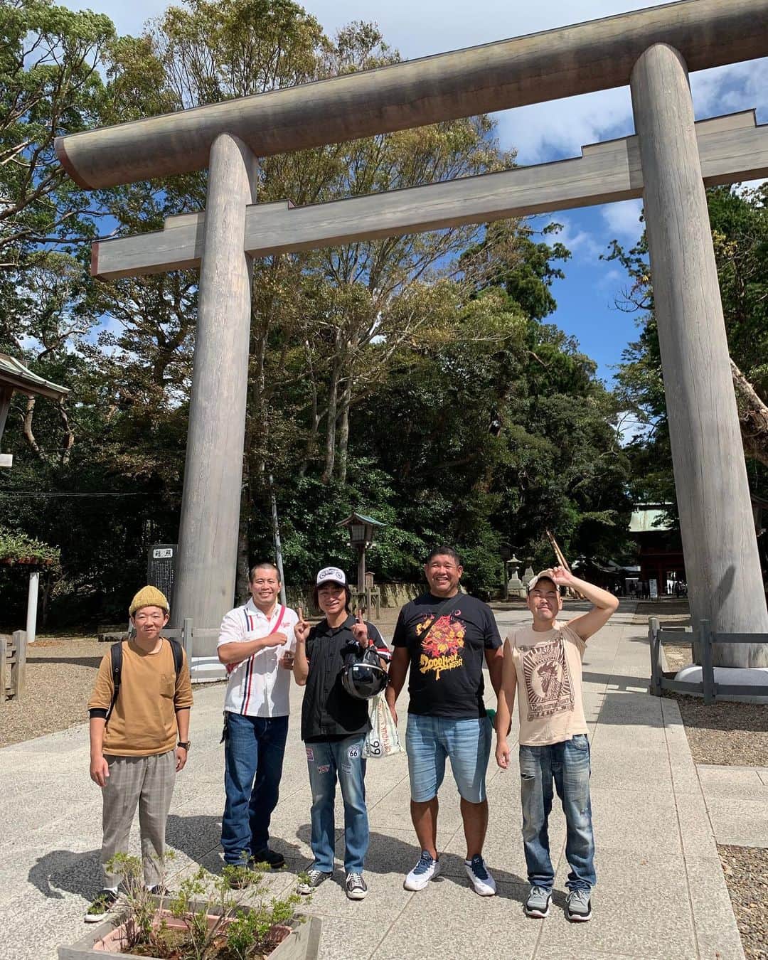 Gたかしさんのインスタグラム写真 - (GたかしInstagram)「バイクで鹿島神宮」9月23日 13時20分 - g_takashi.kinkin
