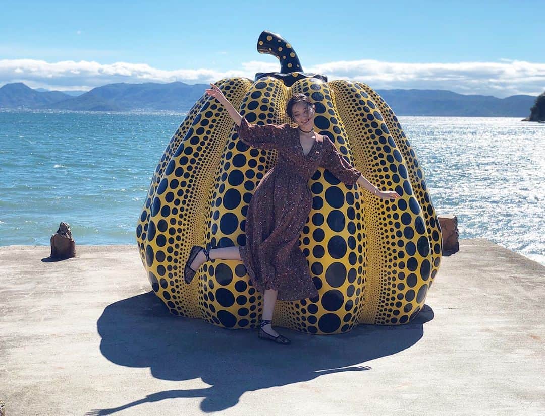 大石絵理のインスタグラム：「art trip to naoshima🧚🏼‍♂️」