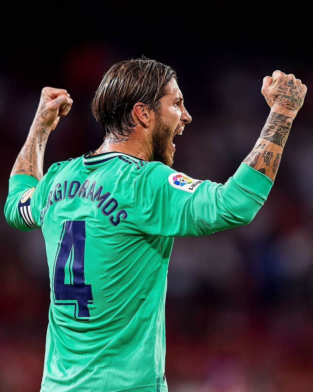 レアル・マドリードさんのインスタグラム写真 - (レアル・マドリードInstagram)「4⃣0⃣0⃣ @RealMadrid victories for the captain! @SergioRamos: ¡400 victorias como jugador madridista! #HalaMadrid」9月23日 17時05分 - realmadrid