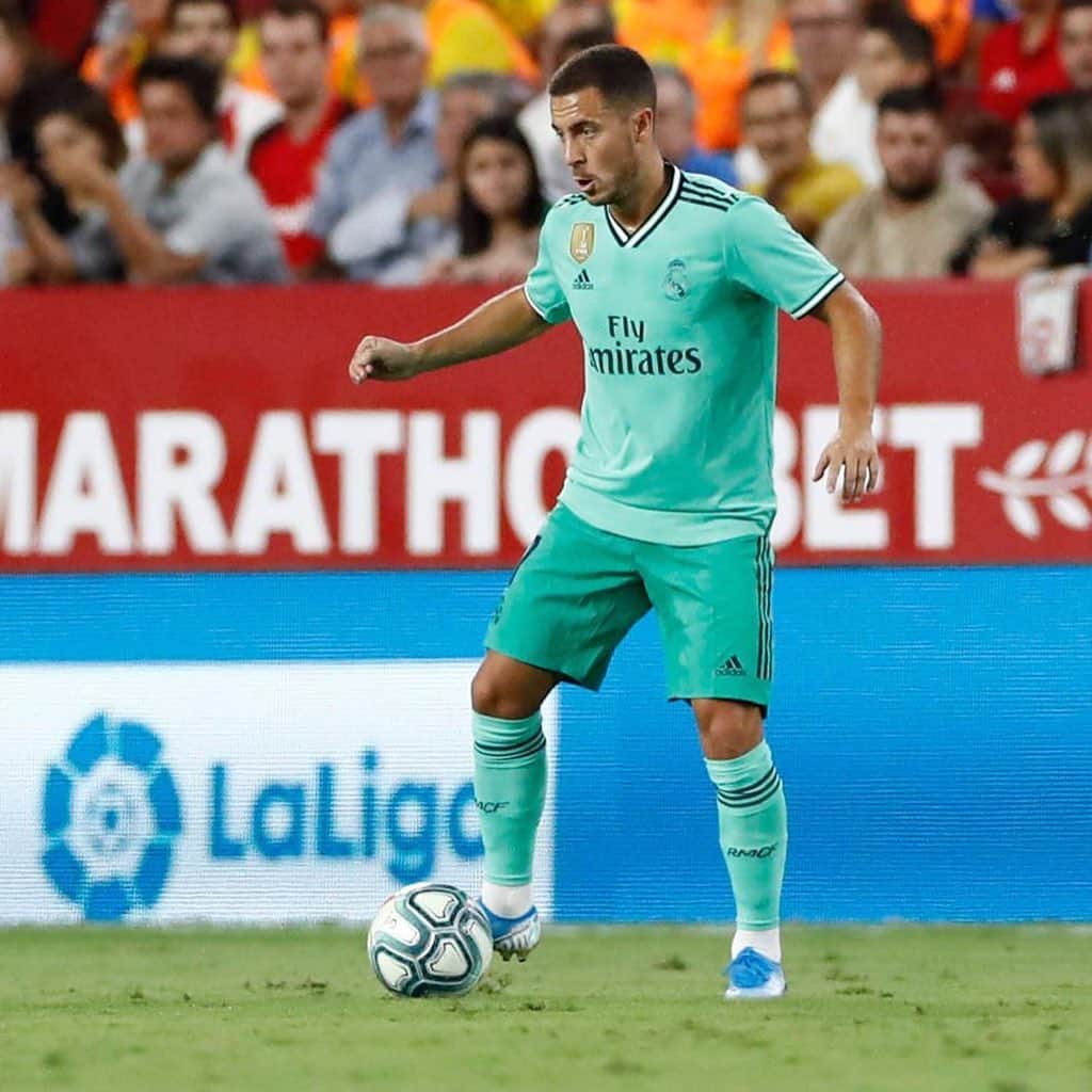 エデン・アザールのインスタグラム：「#halamadrid」