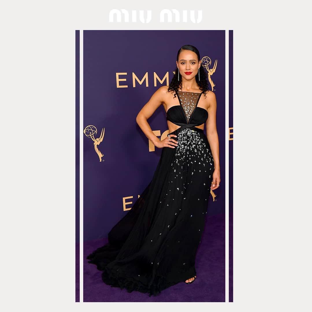 Miu Miuさんのインスタグラム写真 - (Miu MiuInstagram)「@NathalieEmmanuel in ⁣ a #MiuMiu ⁣ while attending the ⁣ 71st ⁣ Annual Primetime Emmy Awards ⁣ on September 22nd, 2019 in Los Angeles.  #Emmys #MiuMiuCelebrities」9月23日 19時30分 - miumiu