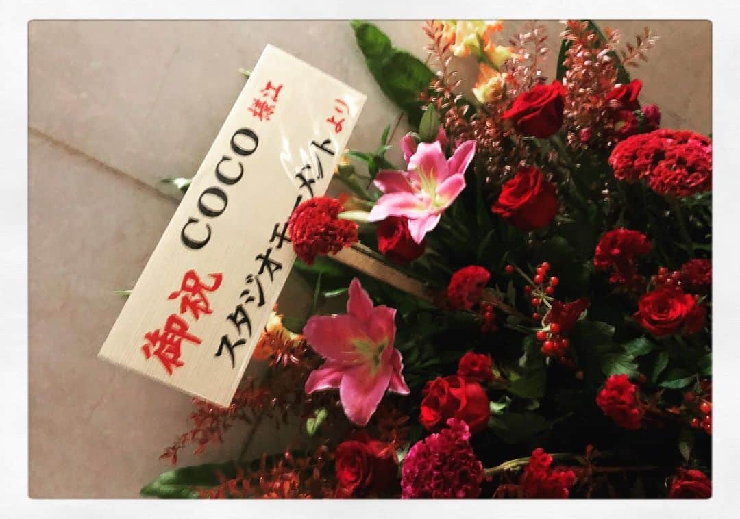 COCOさんのインスタグラム写真 - (COCOInstagram)「お花💐沢山ありがとうございます❤️ #cocothelive #20190922 #livefreak #新宿livefreak #Flower」9月23日 20時25分 - coco_coco000