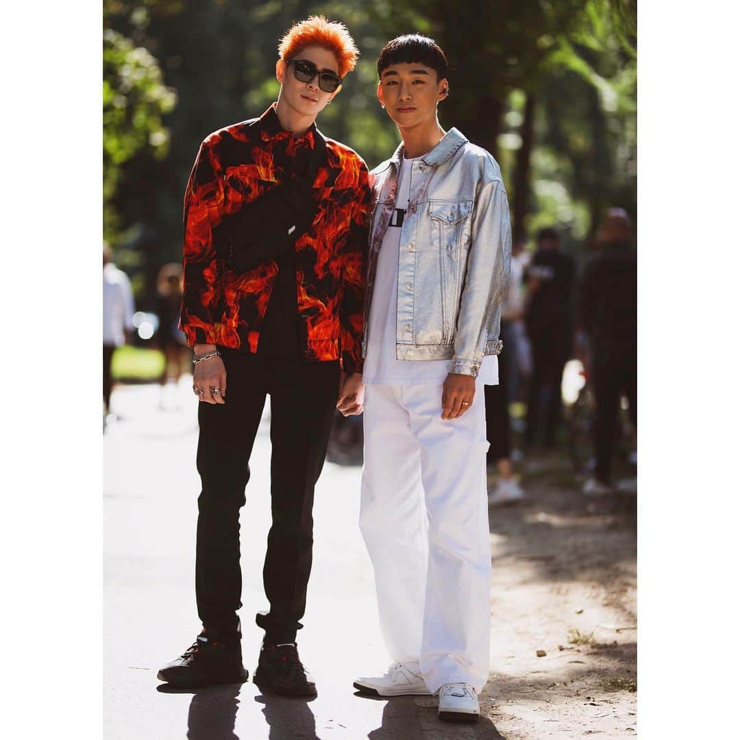 タイキさんのインスタグラム写真 - (タイキInstagram)「@msgm のショー会場で @yuriyan.retriever さんと ❣️ 優しくて面白いゆりやんさんにミラノで二回お会いできました 😍💕 📸 @graffitish.berlin  @disposableteeen Thank you very much ✨  #MSGM #mfw」9月23日 20時28分 - taiki_jp