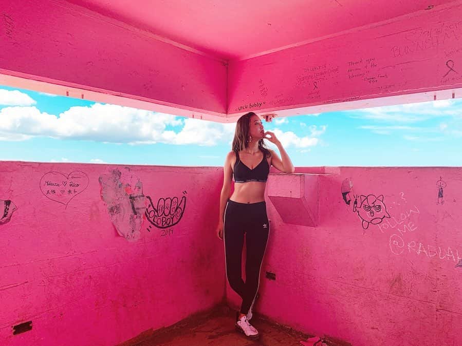 佐達ももこさんのインスタグラム写真 - (佐達ももこInstagram)「どっちも好きな色💗💙﻿ ﻿ ﻿ #hawaii#honolulu#waikiki#pinkpillbox#pillbox#summer#ハワイ#ハワイ旅行」9月23日 20時38分 - sadamomodayo