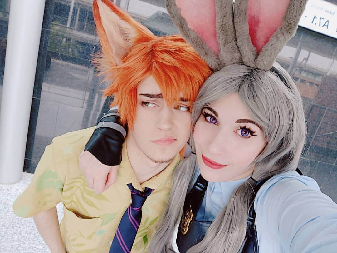 Geheさんのインスタグラム写真 - (GeheInstagram)「🦊💚🐰 @pnkvirus #zootopia #cosplay」9月23日 21時29分 - geheichou