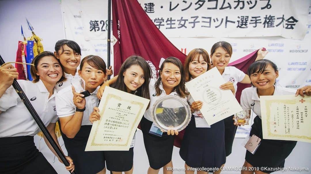 田中美紗樹のインスタグラム：「全女470優勝 悔しい部分はあるけど、スナイプもサポートもよく頑張りました！ これで2勝目 最後はインカレ、全員で勝ち取ろう！  #全日本学生女子ヨット選手権大会 #早稲田 #ワセジョ #470 #優勝」