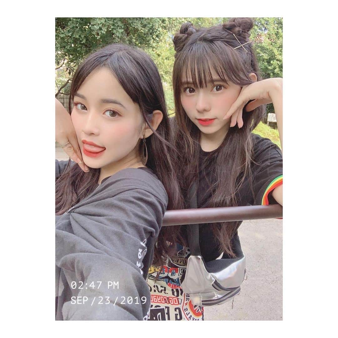大森莉緒さんのインスタグラム写真 - (大森莉緒Instagram)「・ ・ 今日は、お仕事終わった後に れいあと遊びに行ってきたよ😋❤ ・ ・ お昼は、新大久保でチーズビビンバ食べた〜🇰🇷🤤 ・ 新宿でプリクラ撮って✌️ 原宿でタピオカ飲んで🐷 ・ JK満喫したよ😁 ・ ・ 沢山歩いたけど、楽しい一日でした☺︎💗 ・ ・ #大森莉緒 #おーりお #おりおんず #猪子れいあ #ラストアイドル #新大久保 #新宿 #原宿 #大食い #韓国 #ビビンバ #タピオカ #タピ活 #モッチャム #korea #instagood  #rainbow」9月23日 21時41分 - rio.ohmori