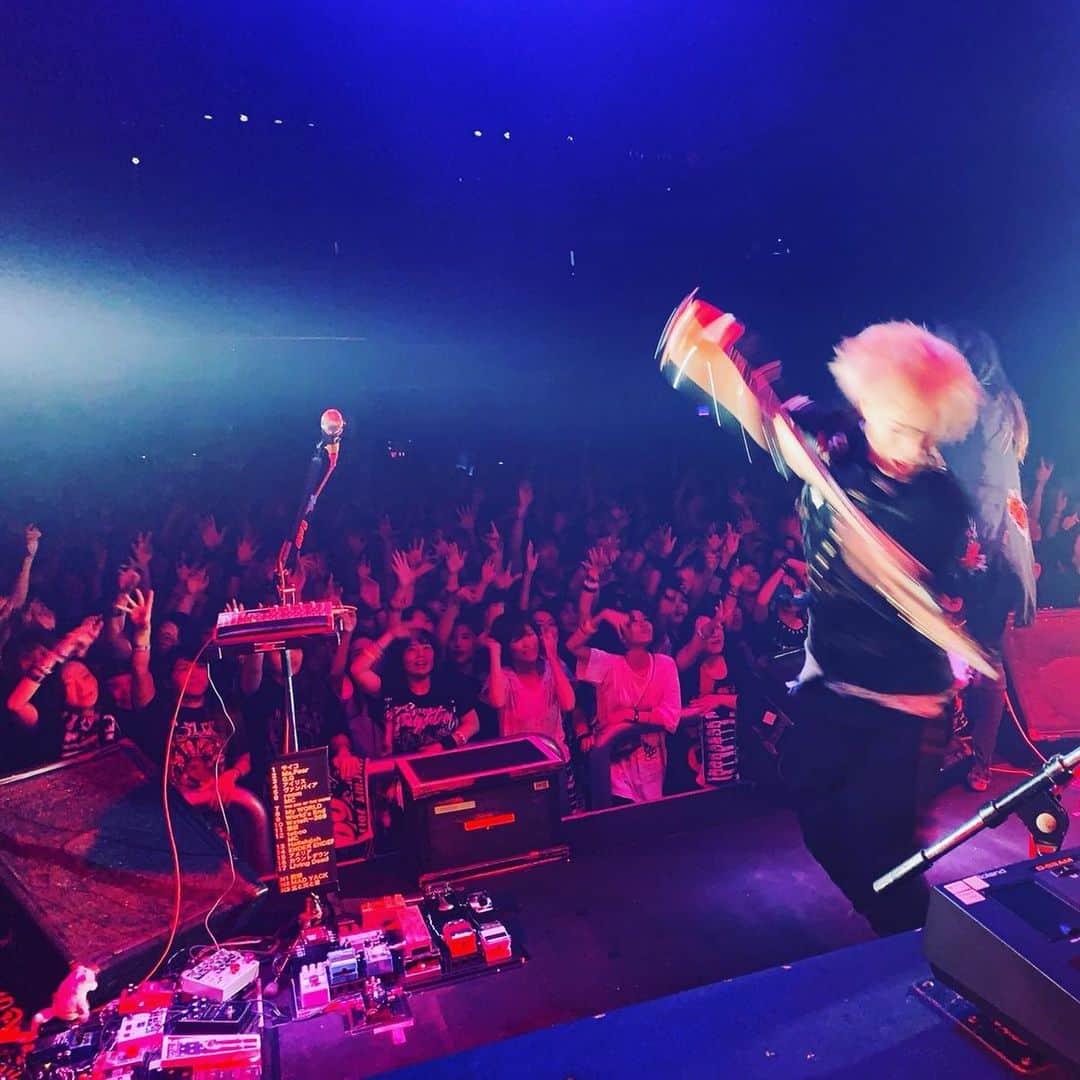 ミヤ さんのインスタグラム写真 - (ミヤ Instagram)「ブラボー福岡！！！ 最高でした！ #mucc #壊れたピアノとリビングデッド #壊ピリ」9月23日 23時01分 - miyaguchi
