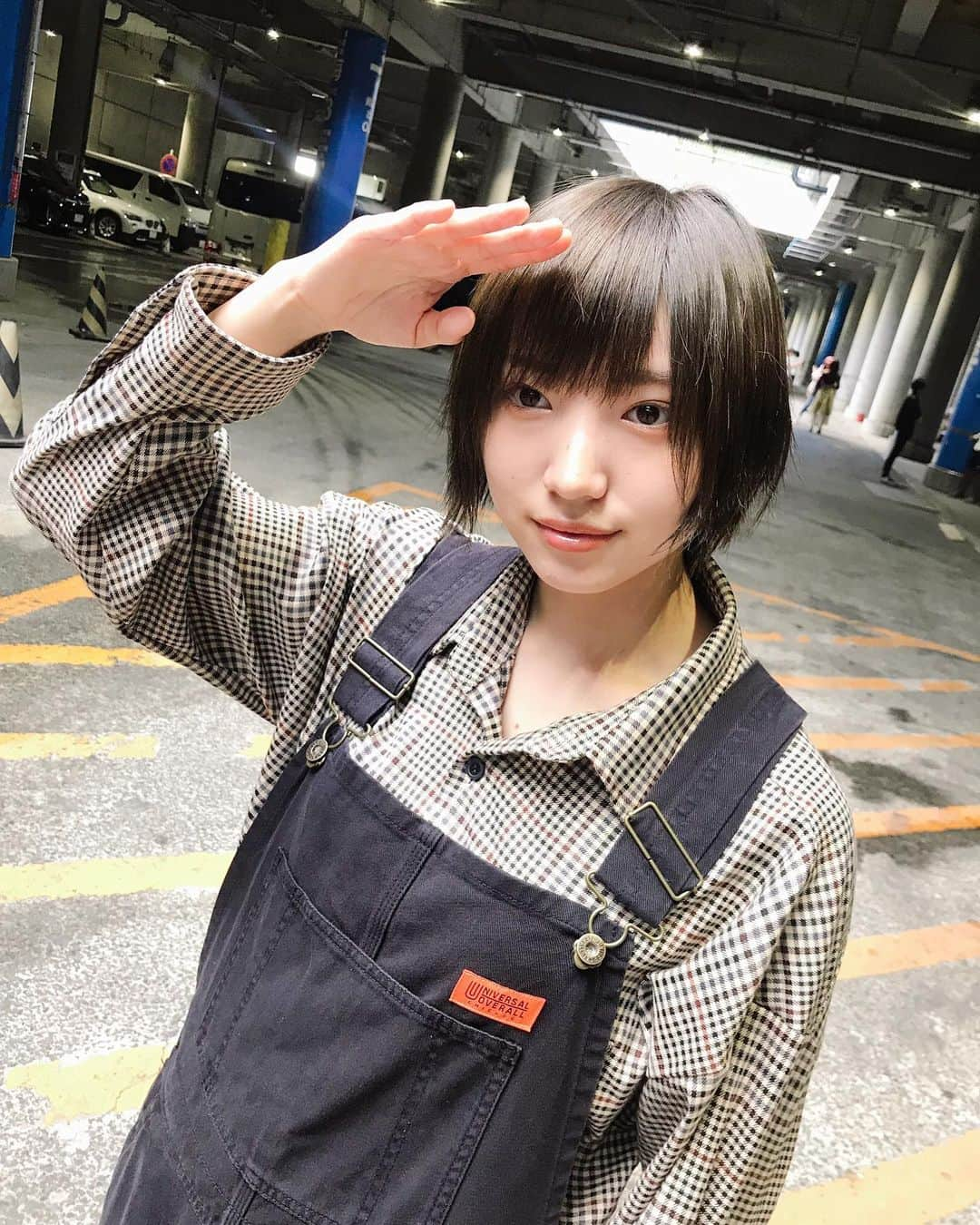 太田夢莉さんのインスタグラム写真 - (太田夢莉Instagram)「オーバーオール🐻👖 #universaloverall」9月23日 23時29分 - yustagram12