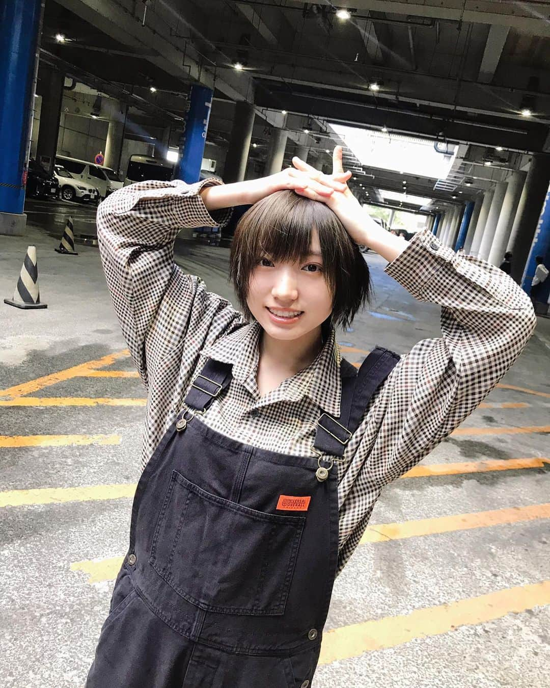 太田夢莉さんのインスタグラム写真 - (太田夢莉Instagram)「オーバーオール🐻👖 #universaloverall」9月23日 23時29分 - yustagram12