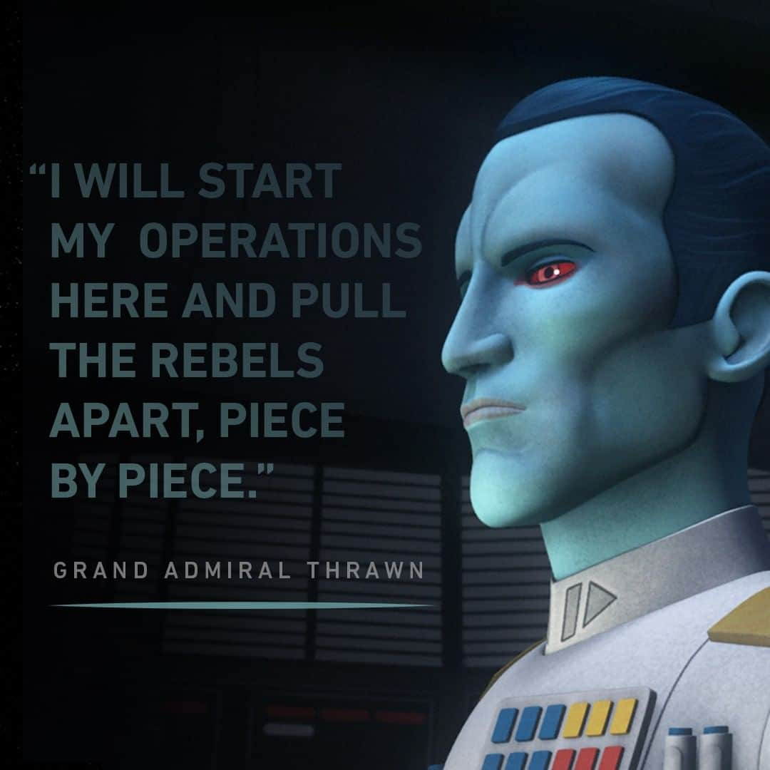 スター・ウォーズさんのインスタグラム写真 - (スター・ウォーズInstagram)「A brilliant military strategist, Grand Admiral Thrawn believes that to defeat an enemy, you must study their battle tactics and learn to understand their culture.」9月24日 0時00分 - starwars