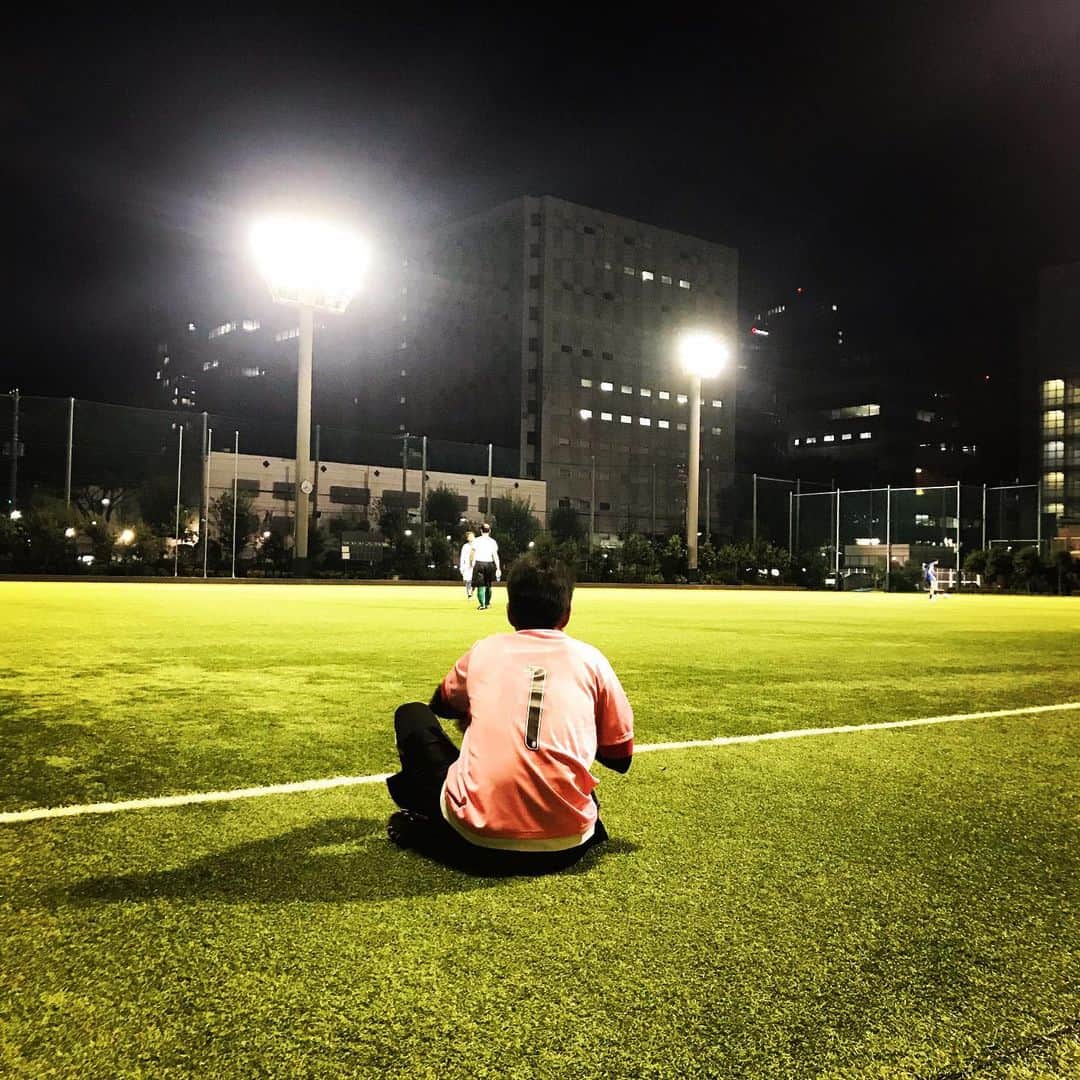 大川佑のインスタグラム：「フルコートで蹴る幸せ⚽️」