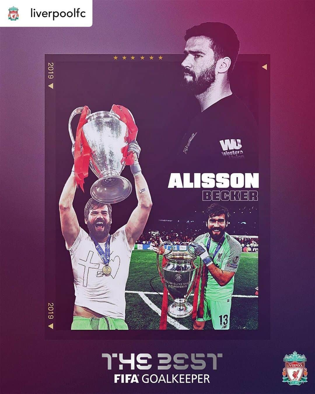 プレミアリーグさんのインスタグラム写真 - (プレミアリーグInstagram)「Jurgen Klopp and Alisson pick up gongs at the #FIFAFootballAwards 👏 👏  #repost @liverpoolfc #PL #PremierLeague」9月24日 6時27分 - premierleague