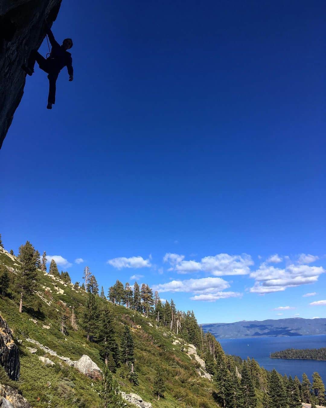 アレックス・オノルドのインスタグラム：「@carlodenali looking pretty relaxed on 5.13. Turns out that when you can boulder V15 climbing sport routes is really darn easy.」