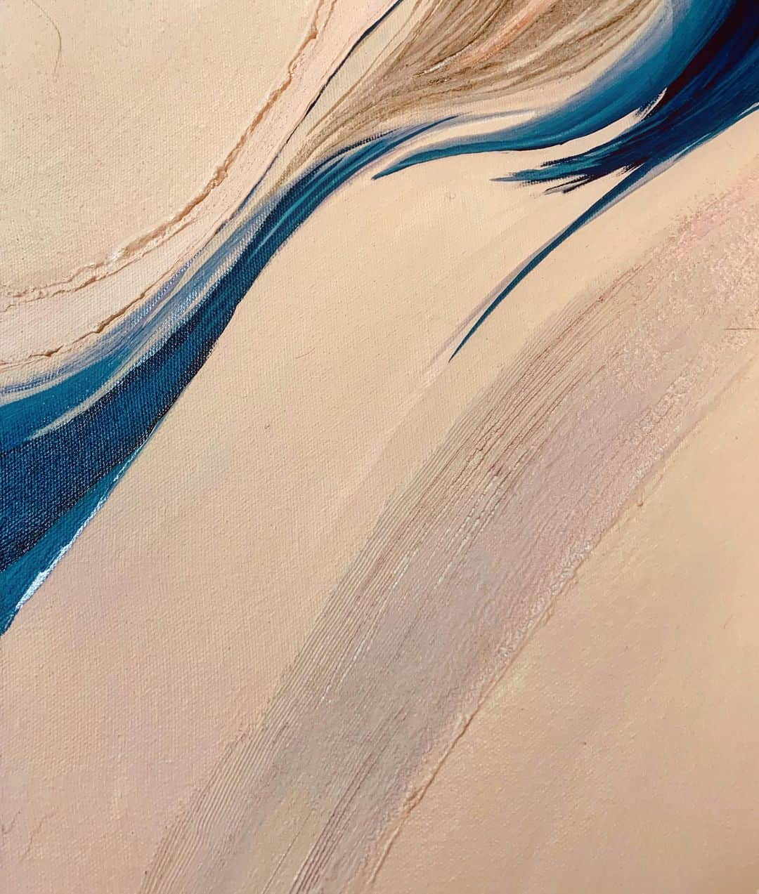 澤田友美さんのインスタグラム写真 - (澤田友美Instagram)「. 🌊🎨🖼 . #painting#canvaspainting#art#celenite#magical  #drawing#wave#sand」9月24日 8時44分 - tomomi__sawada