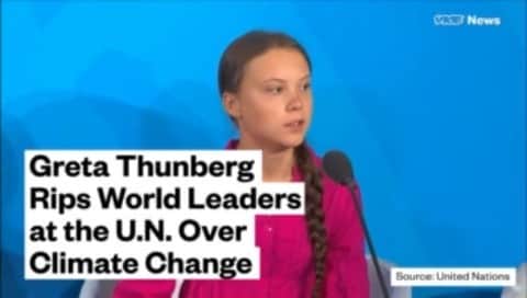 カーラ・デルヴィーニュのインスタグラム：「This is the future. 🌎 @gretathunberg」