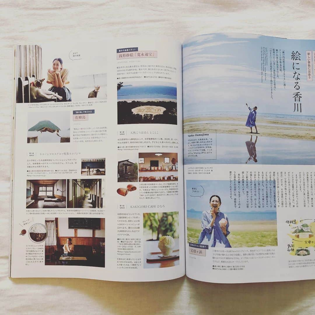 浜島直子さんのインスタグラム写真 - (浜島直子Instagram)「今発売中のリンネル11月号に出させていただいています。  い〜香りの洗剤、ランドリンを使ってみたり🌈  美しくて美味しい〜、香川を旅したり🌈  ぜひお手にとって見てみてくださいね。 ・ #リンネル #リンネル11月号 #ランドリン #香川県」9月24日 10時48分 - hamaji_0912