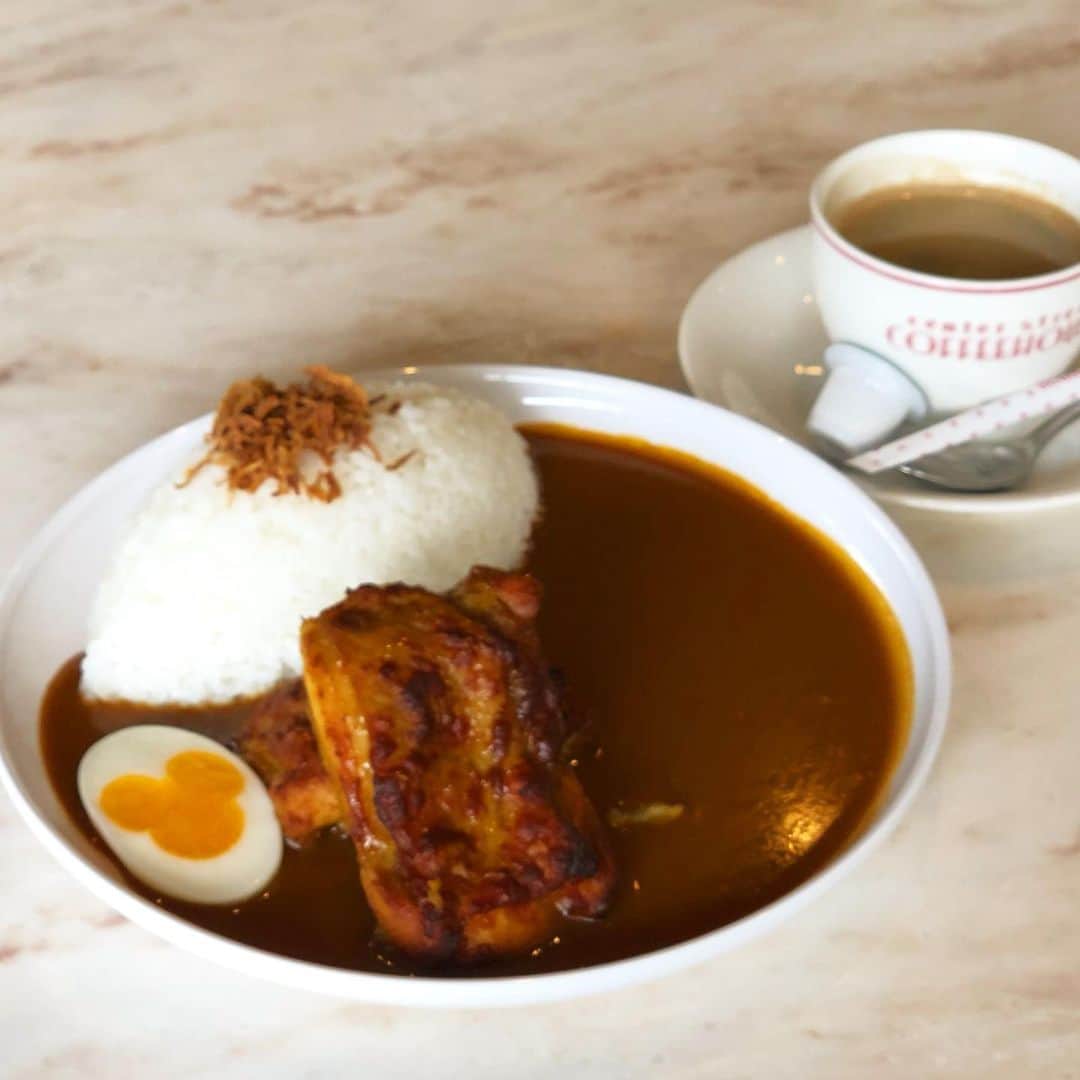 のインスタグラム：「朝カレー！  #TDL #TDR #朝カレー」