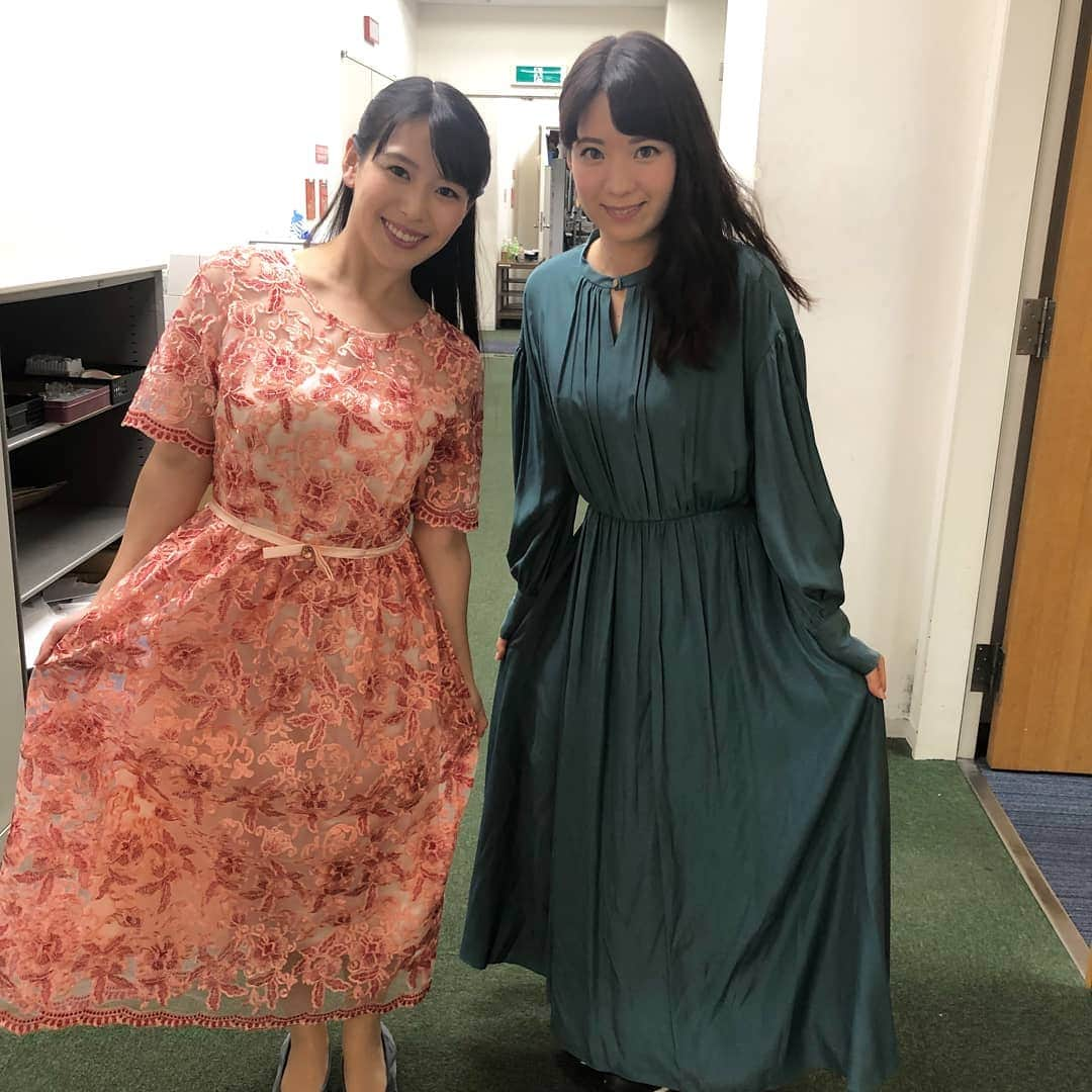 玉木碧さんのインスタグラム写真 - (玉木碧Instagram)「昨日職場で #色紙千尋 ちゃんとバッタリ❤️ 職場でお友だちと会える事なかなかないから嬉しい🥰  #セントフォース #フリーアナウンサー #玉木碧」9月24日 11時58分 - tamaki_aoi.official