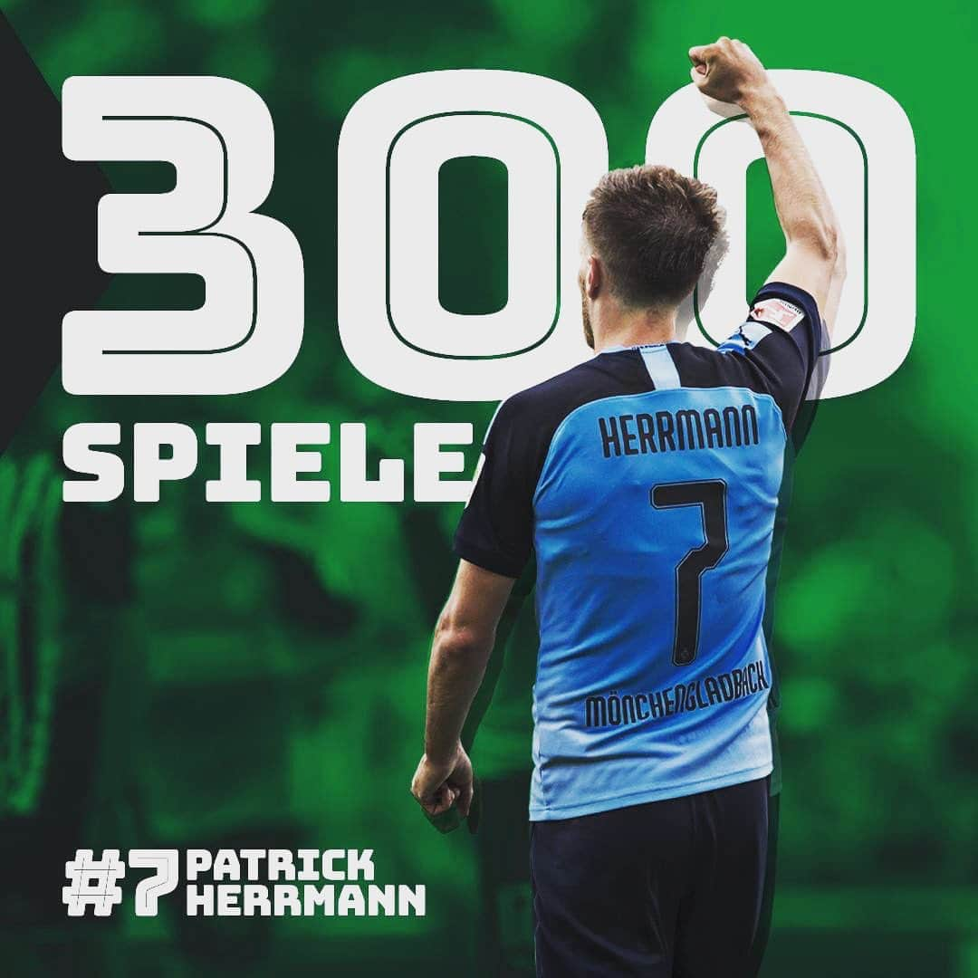 パトリック・ヘアマンのインスタグラム：「300 Pflichtspiele für Borussia 💚 was eine Ehre die mich auch stolz macht 😊 danke für die schönen Erinnerungen die ich mein Leben nie vergessen werde (Florenz, Rom, München...) und auf die nächsten 300 😉🐎 #proud #eineborussia #fohlen #erinnerungen #dankefüralles」