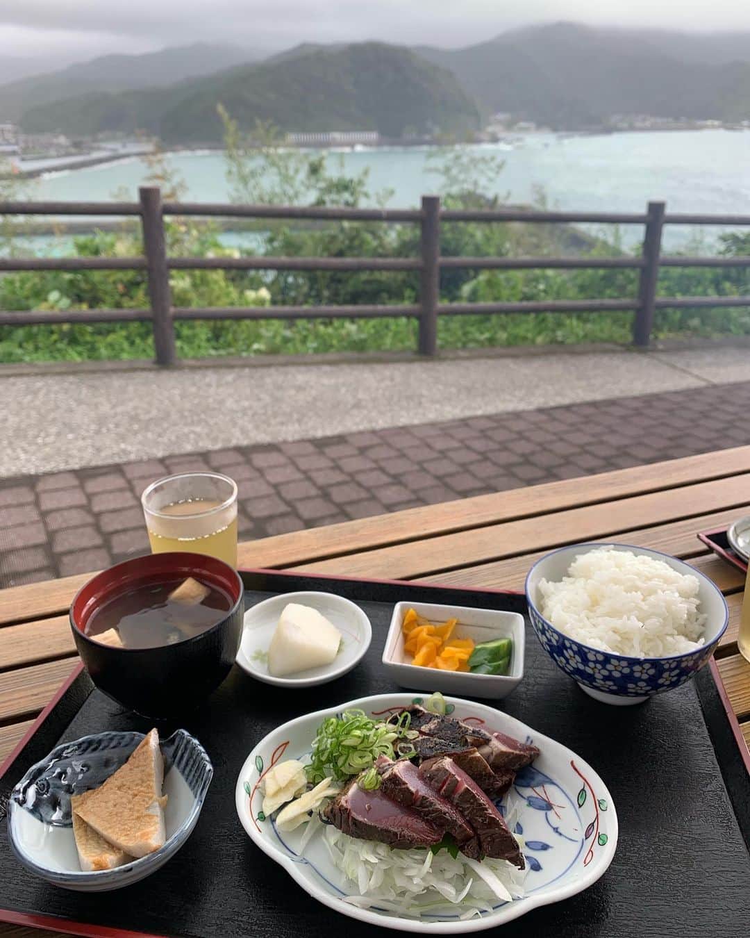 照井和希さんのインスタグラム写真 - (照井和希Instagram)「※服はくまとじゃれあって汚れました ． 母『カツオのタタキ食べたいなぁ』 私『ほな、そっち帰るわ』 ． 相変わらずのノリと勢いで 東京→大阪→からの そのまま美味しいと噂のカツオのタタキを食べに 高知まで弾丸旅行してきました。🚗✨✨ ． #淡路島 で朝ごはんをさらって食べて ． 車で4時間くらいかけて着いた先は 『 黒潮工房 』海を眺めてカツオのタタキランチ🐟 ペットはダメみたいなんやけどテラス席の端の方なら 大丈夫ですよって言われて感謝感激😿🙏🏽✨ くまも一緒に家族と景色 楽しめました🐶💕 #愛犬 #ペットok #トイプードル ． ． ． この歳になって魚の青臭さというか生臭いのがダメに なってしまって食わず嫌い化してたんやけど… 高知のカツオは臭くないし モチモチで柔らかい😭🙏🏽✨ なんっせ藁で焼いて塩で食べるのが最強に美味しい🤣✨ グルメ。いいね。秋は太りそうだよ🤣🤣✨✨ ． ． ． #トイプードルカット #食欲の秋 #カツオのタタキ #高知 #高知旅行 #食レポ #レポーター #高知旅 #黒潮工房 #トイプードル #いぬのきもち #旅行 #日本旅行 #グルメ #四国 #四国旅行 #インフルエンサー #vivigirl #japan #グルメ旅 #女子旅 #家族旅行 #愛犬と旅行」9月24日 18時25分 - kazu24ki
