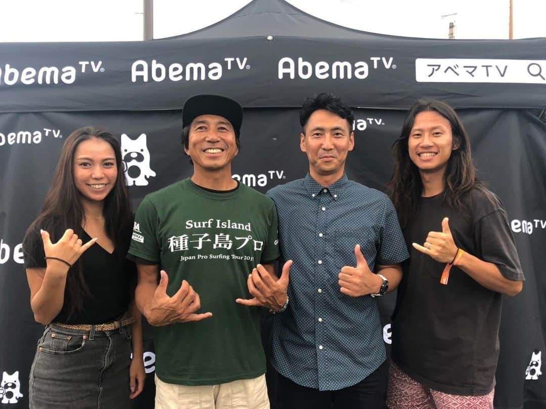 のインスタグラム：「JPSA 第5戦 サーフアイランド種子島プロが先週末に終了。 台風17号の影響でサイズのあるコンディションの中、素晴らしいライディングを披露していました。 選手から沢山の感動、そして刺激をもらった中、見事優勝を飾ったのが男子は初優勝 @shujinishi1 🏆 女子は@miho_ihara 👑 おめでとうございます🎉 . #abematv #JPSA #種子島」