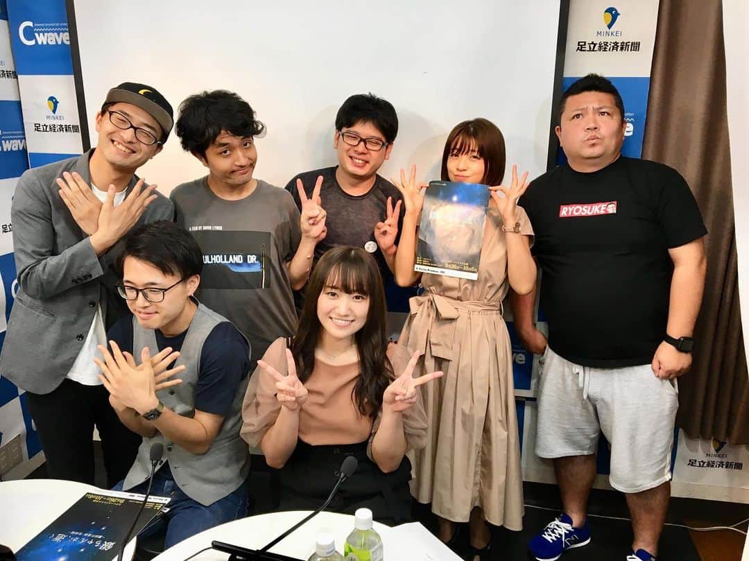 のインスタグラム：「日曜日はガチンコナイト！でした ゲストに若宮穂乃さんをお迎え♫ 清楚なAV女優さんで一同驚き #ガチンコナイト」